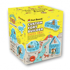 Fort Boards Custom Fort Builder Starter Pack - Light Blue