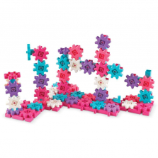 Learning Resources Gears! Gears! Gears! Deluxe Building Set 100 Pieces - Pink and Purple