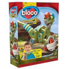 Bloco Dinosaurs Oviraptor Foam Building Set 60 Pieces