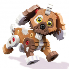 Bloco(TM) Build-A-Friend Puppy Foam Building Set 62 Pieces