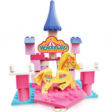 ZTrend Wonderland Princess Castle with 62 Blocks - Mini Version