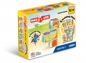 Geomag Magicube Magnetic Building Set - Animal Friends