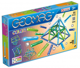 Geomag Color Magnetic Construction Set - 91-pieces