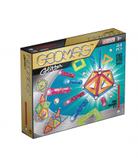 Geomag Panels Glitter Magnetic Construction Set - 44-pieces