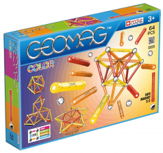 Geomag Glow Color Magnetic Construction Set - 64-pieces