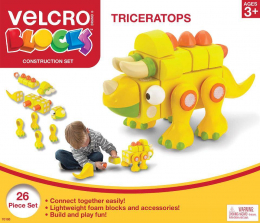 Velcro(R) Blocks(TM) Triceratops Set 26 Pieces