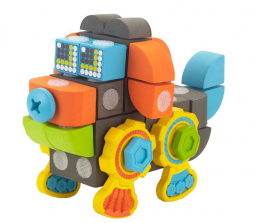 Velcro(R) Blocks(TM) Doggy Robot Construction Set 35 Pieces