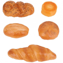 Just Like Home Play Food - Bread (Colors/Styles May Vary)
