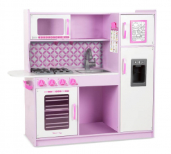 Melissa & Doug Chef's Kitchen Pretend Play Set - Cupcake Pink/White