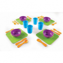 Learning Resources New Sprouts Serve It! Dish Set