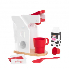 KidKraft Red & White Coffee Set