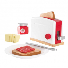 KidKraft Red & White Toaster Set