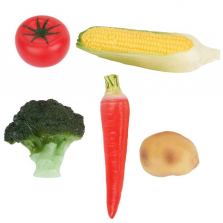 Just Like Home Play Food - Veggies (Colors/Styles May Vary)