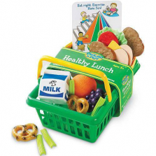 Learning Resources Pretend and Play Healthy Lunch Basket