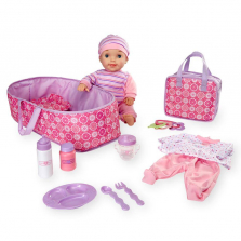 You & Me 16 inch Lovely Baby Deluxe Set - Caucasian