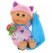 Cabbage Patch Kids Naptime at Babyland 12.5 inch Bunny Fashion Baby Doll - Bald/Blue