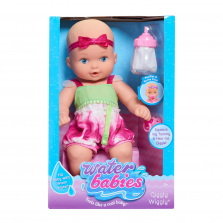 Waterbabies Giggly Wiggly Baby Doll - Green and Pink