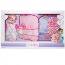 You & Me Baby 12 inch Doll Backpack Set