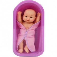 You & Me 8 inch Mini Baby in Tub Doll