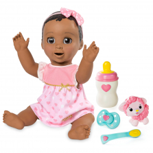 Luvabella Responsive Baby Doll - Dark Brown Hair