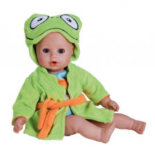 Adora Baby Doll, 13 inch BathTime- Frog/Blue Eyes<br>