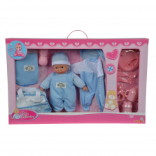 Baby Doll Collection Set with Accessories - Blue