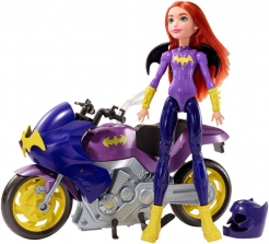 DC Super Hero Girls Batgirl Doll with Motorcycle