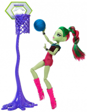 Monster High Casketball Champ Venus Mcflytrap Doll Giftset