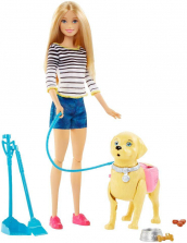 Barbie Pup Fashion Doll Walk and Potty Pup - Blonde