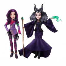 Disney Descendants Two-Pack Mal Isle of the Lost and Maleficent Dolls