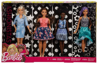 Barbie Fashionistas Multi-Pack Dolls Set