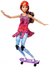 Barbie Made to Move Skateboarder