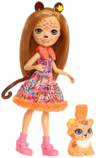 Enchantimals 6-inch Fashion Doll - Cherish with Cheetah