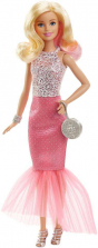 Barbie Pink Fabulous Gown Doll - Blonde