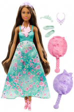 Barbie Dreamtopia Color Stylin' Princess Doll Playset - African American