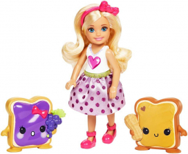 Barbie Dreamtopia's Sweetville Kingdom Chelsea and Sandwich Friend Doll