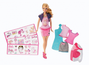 Barbie Iron-On Style Doll