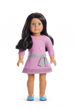 Truly Me Doll: Medium Skin, Wavy Black-Brown Hair - Blue Eyes - available in select stores only