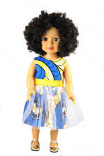 Ikuzi 18-inch Fashion Doll with Light Brown Skin Tone