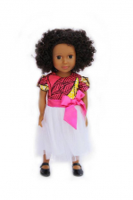 Ikuzi 18-inch Fashion Doll - Curly Hair