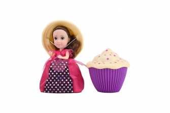 Cupcake Surprise Princess Doll - Kaelyn - Grape Scented Pink and Purple Cupcake