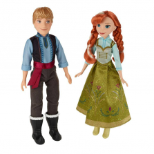 Disney Frozen Anna and Kristoff Fashion Doll 2 Pack