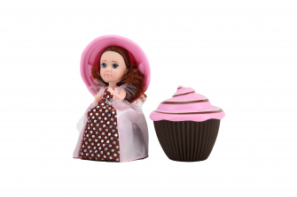Cupcake Surprise Princess Doll - Brittney - Chocolate Scented Pink and Brown Cupcake