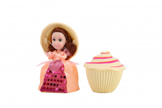 Cupcake Surprise Princess Doll - Esther - Vanilla Scented Pink Swirl Cupcake