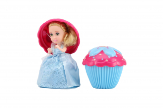Cupcake Surprise Princess Doll - Lorie - Caramel Scented Blue and Pink Cupcake