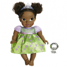 Disney Princess and the Frog Delxue Baby Tiana Doll with Rattle