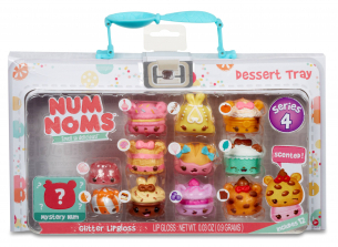 Num Noms Series 4 Dessert Tray Lunch Box - 1 Mystery Figure