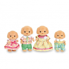 Calico Critters Toy Poodle Family Figures