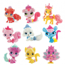 Disney Princess Palace Pets 1.5 inch Glitter Mini Figure Gift Set
