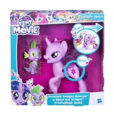 My Little Pony The Movie Princess Twilight Sparkle and Spike the Dragon Friendship Duet Set